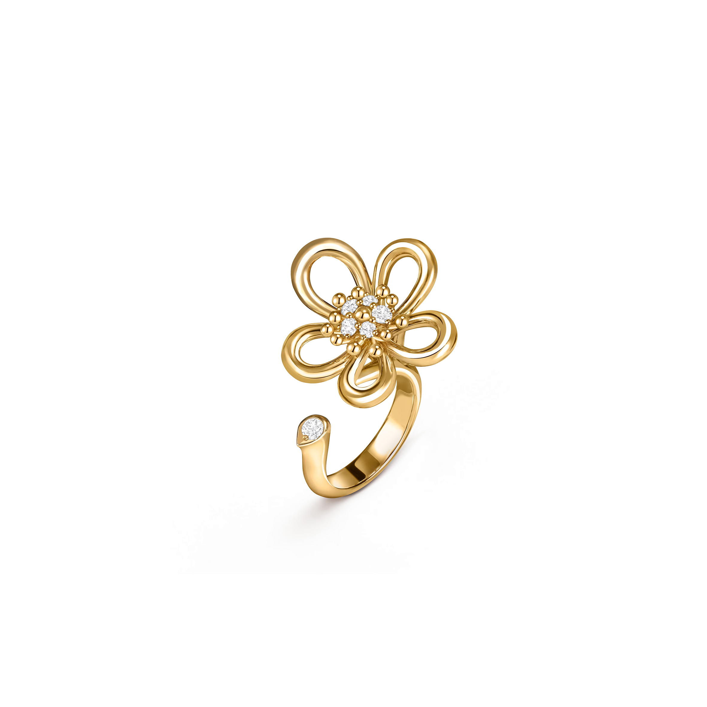 VAN CLEEF ARPELS FLOWERLACE BETWEEN THE FINGER RING VCARPME000